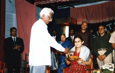 Felicitation to Rank Holder